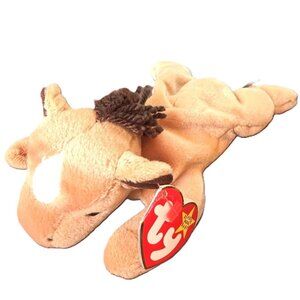 TY Beanie Baby Derby Horse 1995 Retired Beanbag Plush Stuffed Animal Farm Toy